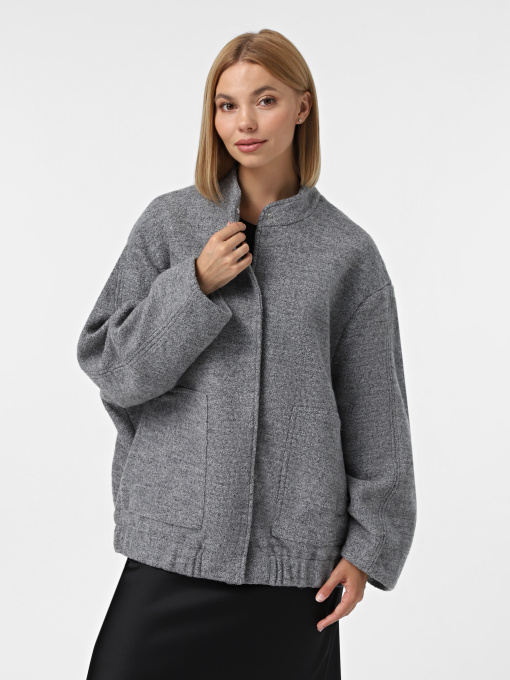 Демисезонная куртка Only модель 15328165_Medium Grey Melange Фото