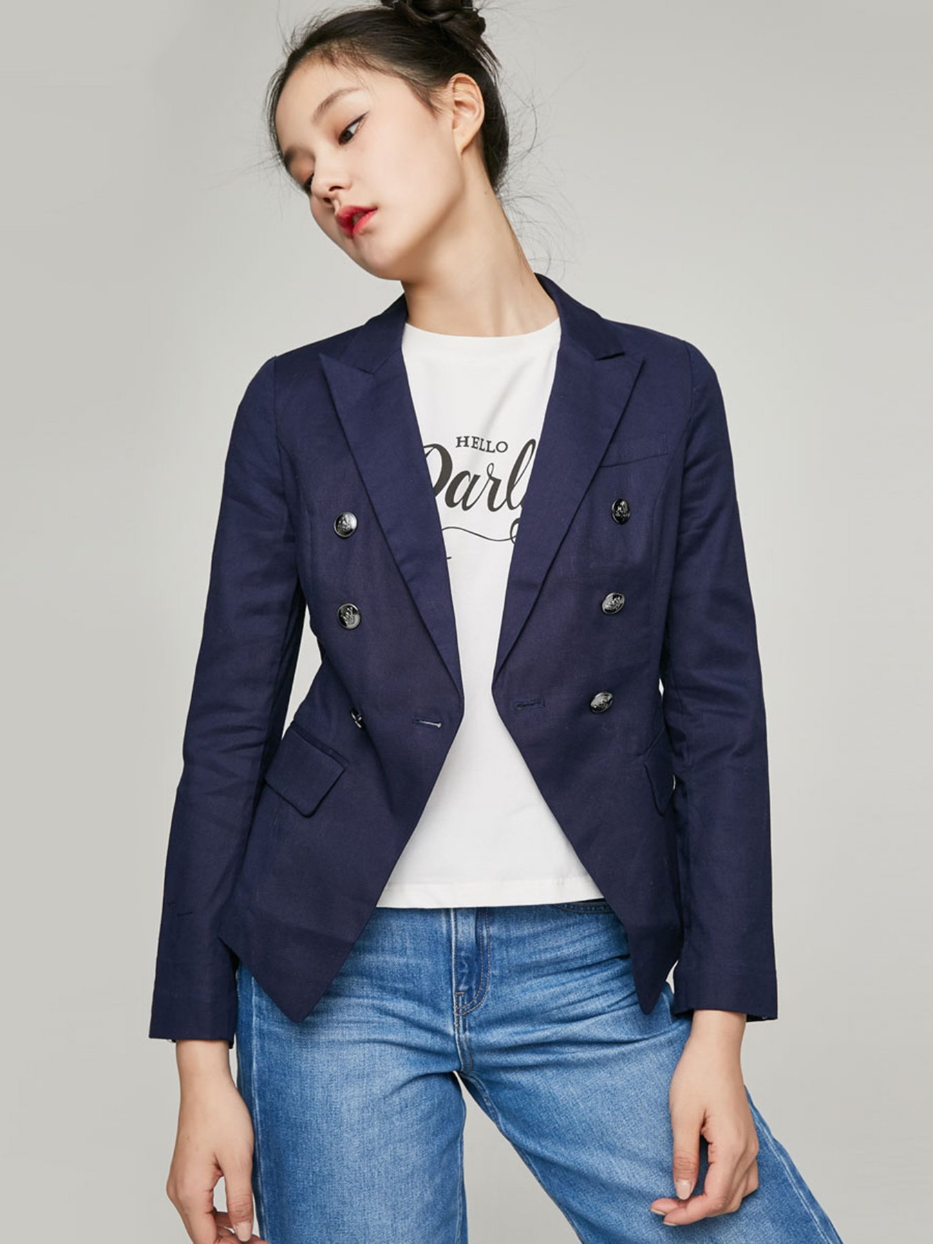 Жакет Only модель 117108513E39_т.синій Фото