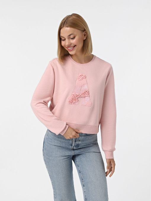 Свитшот Only модель 15330271_Silver Pink A Фото