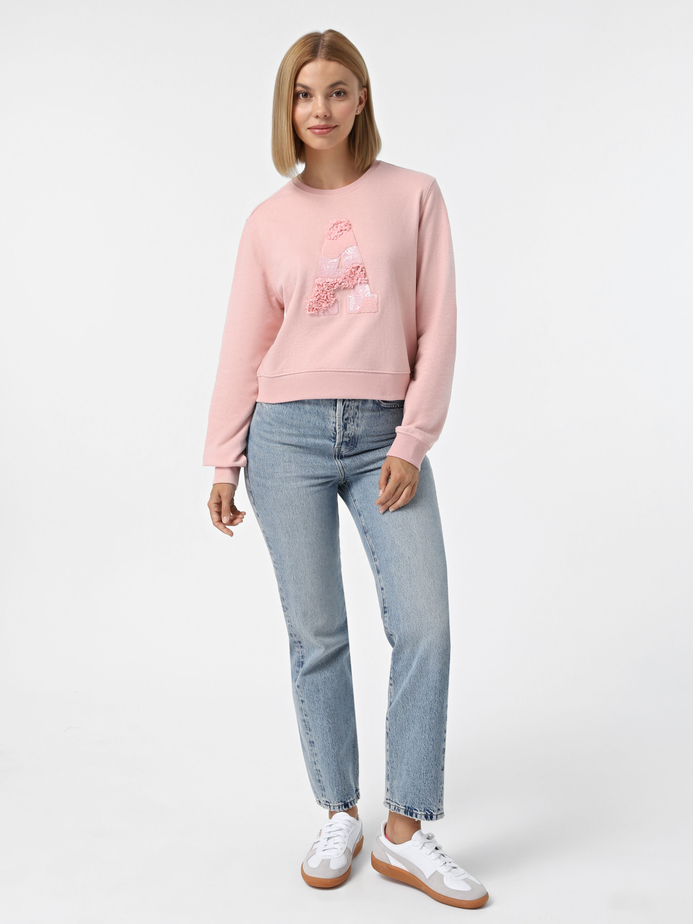 Свитшот Only модель 15330271_Silver Pink A Свитшот Only модель 15330271_Silver Pink A Фото