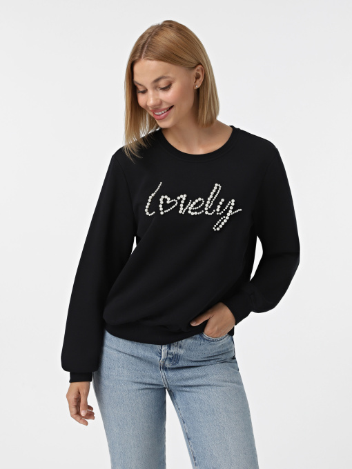 Свитшот Only модель 15331042_Black Lovely Фото