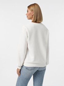 Свитшот Only модель 15331042_Cloud Dancer Smile Фото