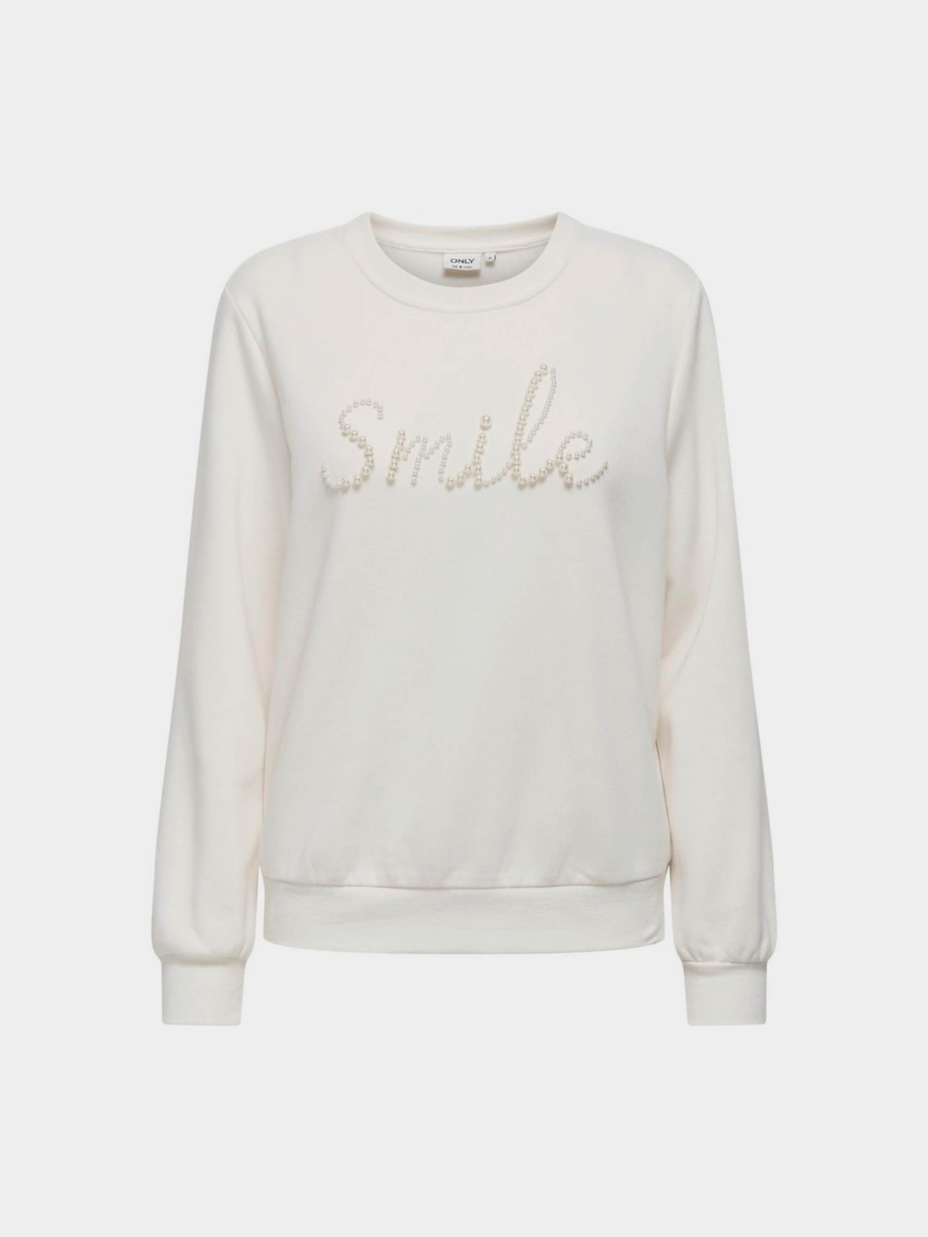 Свитшот Only модель 15331042_Cloud Dancer Smile Свитшот Only модель 15331042_Cloud Dancer Smile Фото