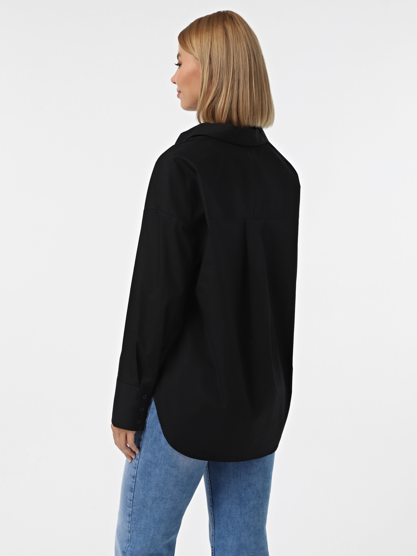 Рубашка повседневная Only модель 15328579_Black Рубашка повседневная Only модель 15328579_Black Фото