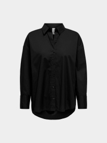 Рубашка повседневная Only модель 15328579_Black Рубашка повседневная Only модель 15328579_Black Фото