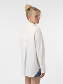 Рубашка повседневная Only модель 15328579_Cloud Dancer Рубашка повседневная Only модель 15328579_Cloud Dancer Фото