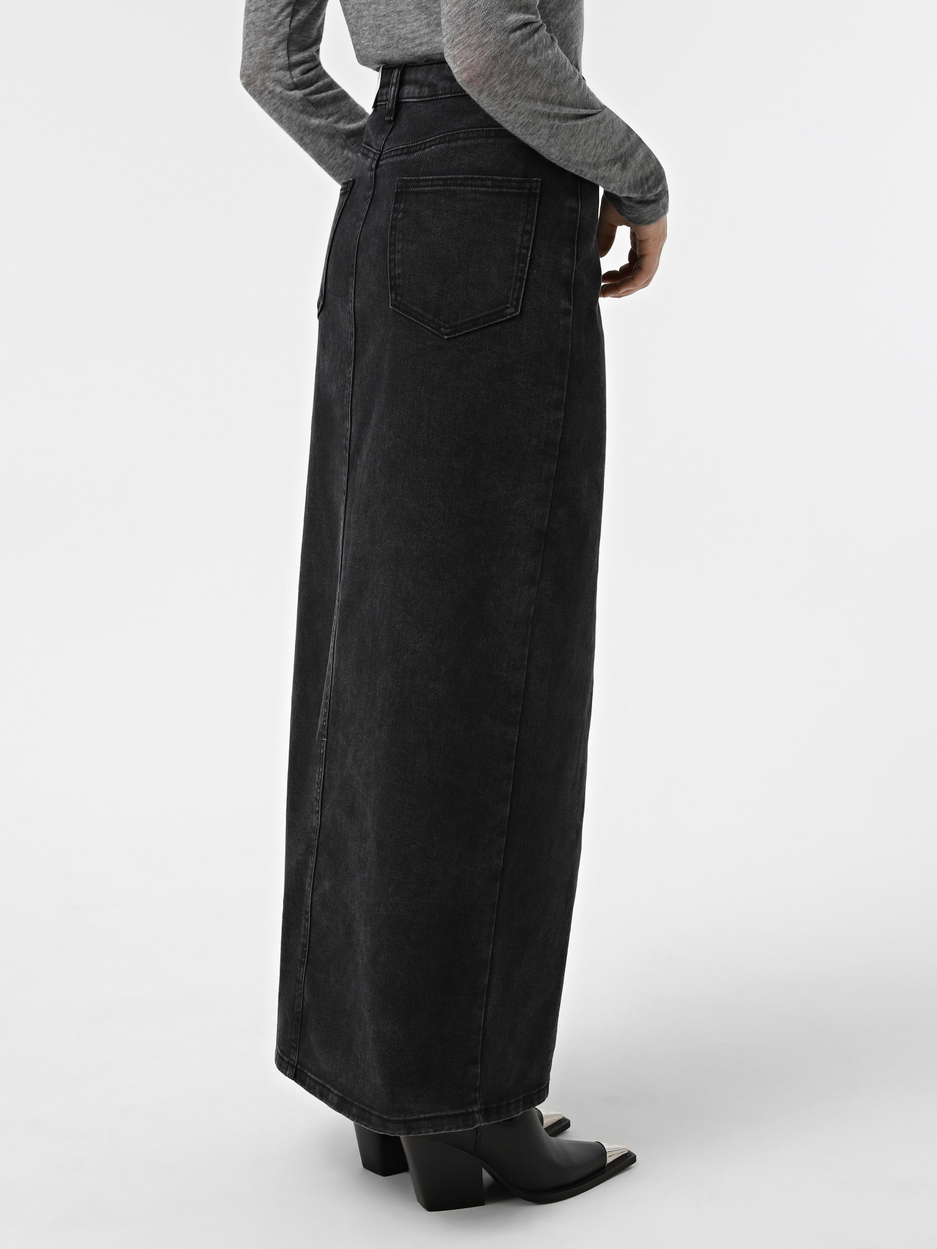 Спідниця максі Only модель 15325358_Washed Black Фото