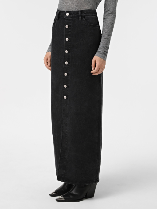 Юбка макси Only модель 15325358_Washed Black Фото