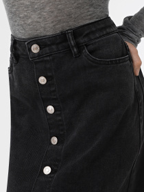 Джинсовая юбка Only модель 15325358_Washed Black Фото
