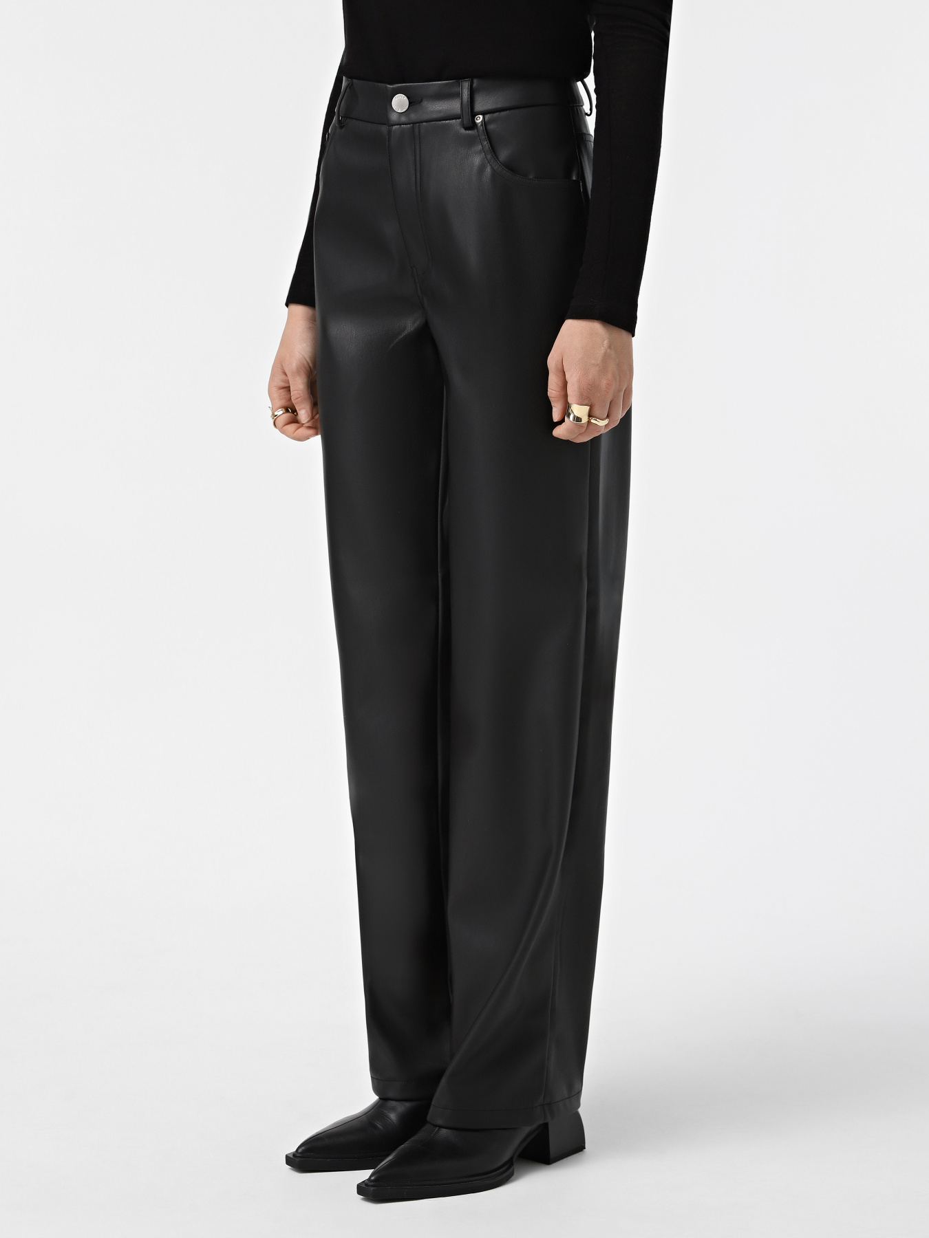 Штани палаццо Only модель 15324777_Black Фото