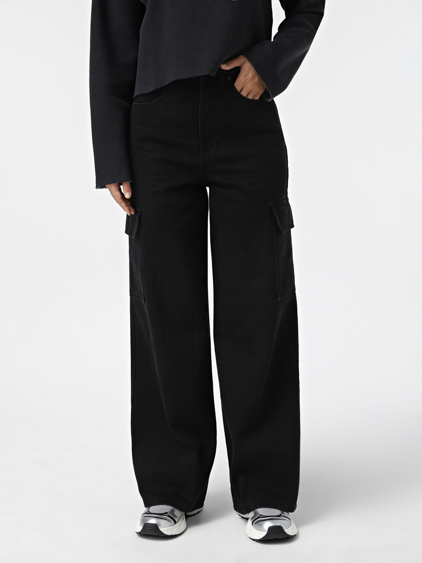 Карго Only модель 15272346_Washed Black Фото