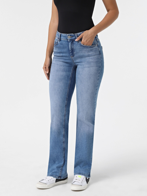 Прямые джинсы Only модель 15330787_Medium Blue Denim Фото