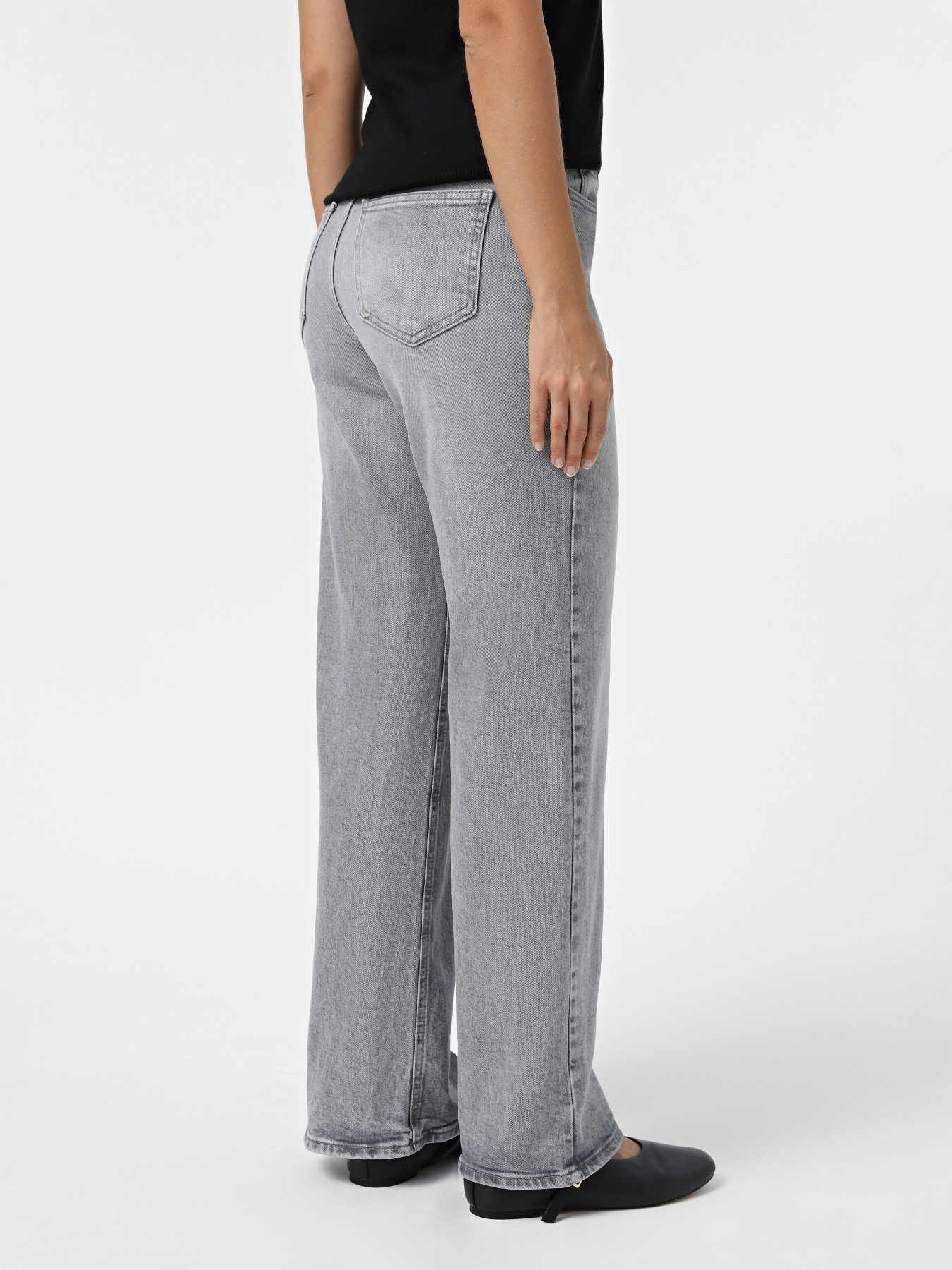 Широкі джинси Only модель 15334821_Medium Grey Denim Фото