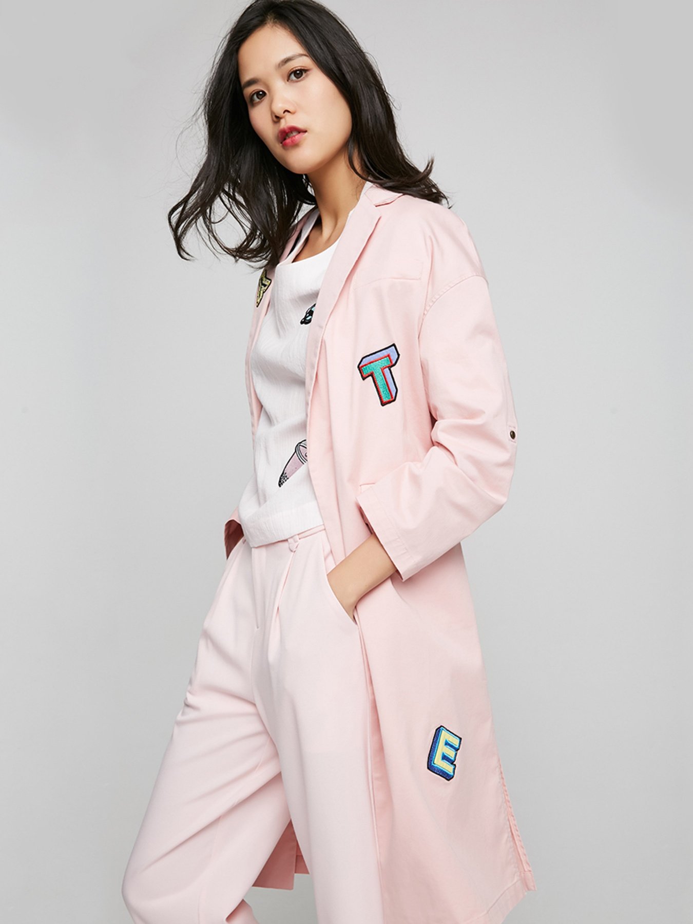 Кардиган Only модель 117108516C19_рожевий комб. Фото