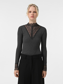 Водолазка Only модель 15207788_Dark Grey Melange Фото