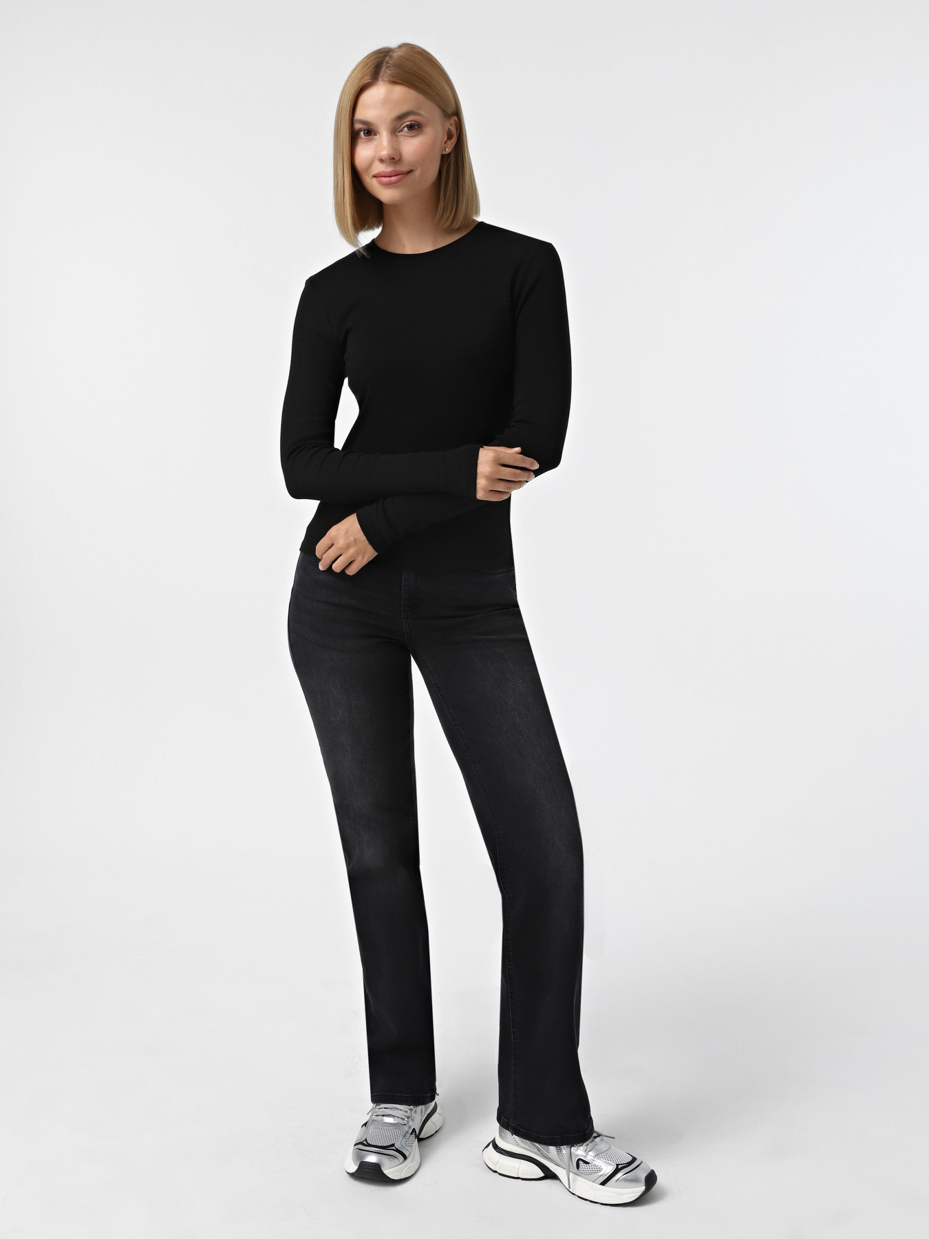 Лонгслив Only модель 15323159_Black Лонгслив Only модель 15323159_Black Фото