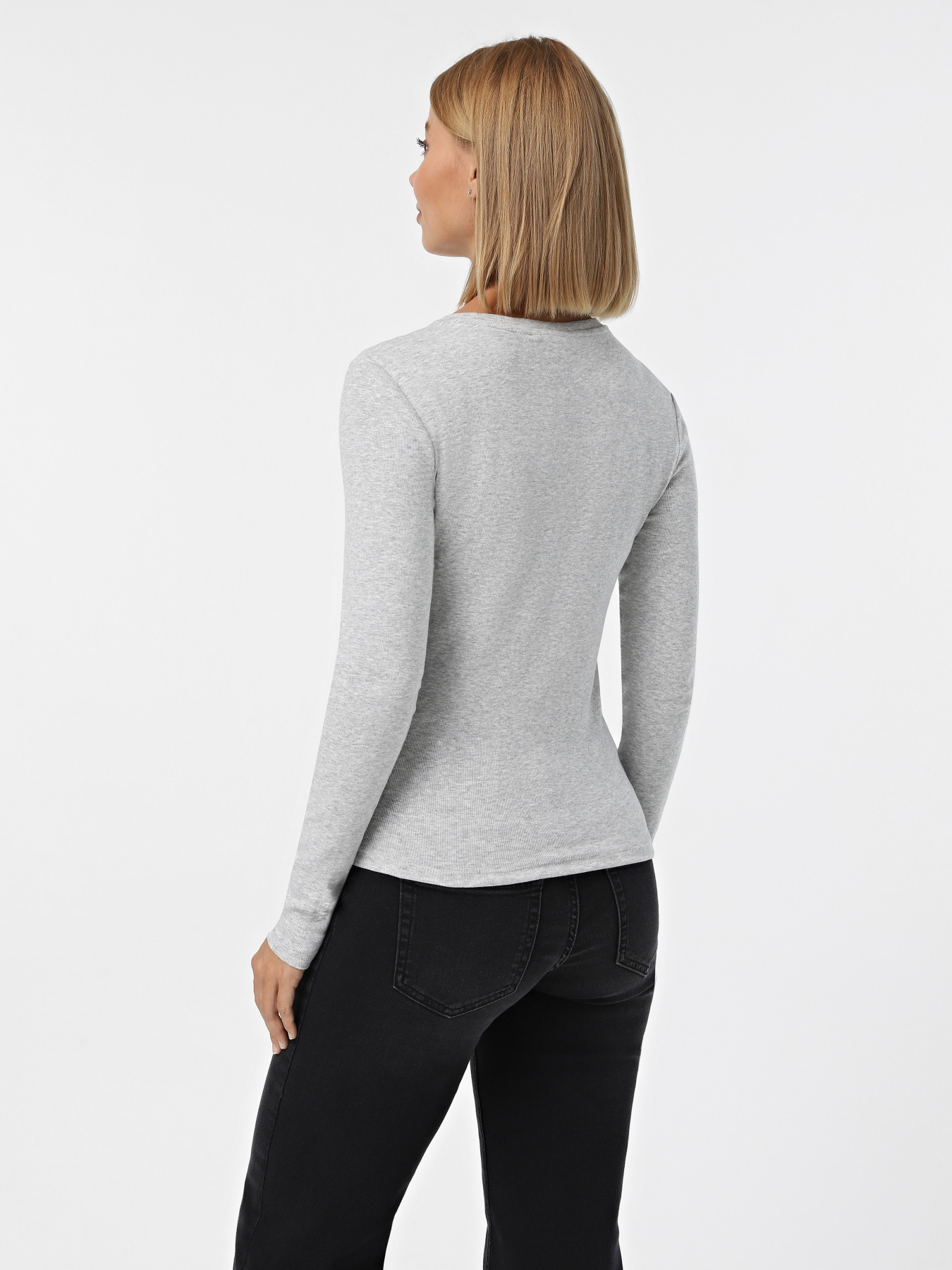 Лонгслив Only модель 15323159_Light Grey Melange Фото