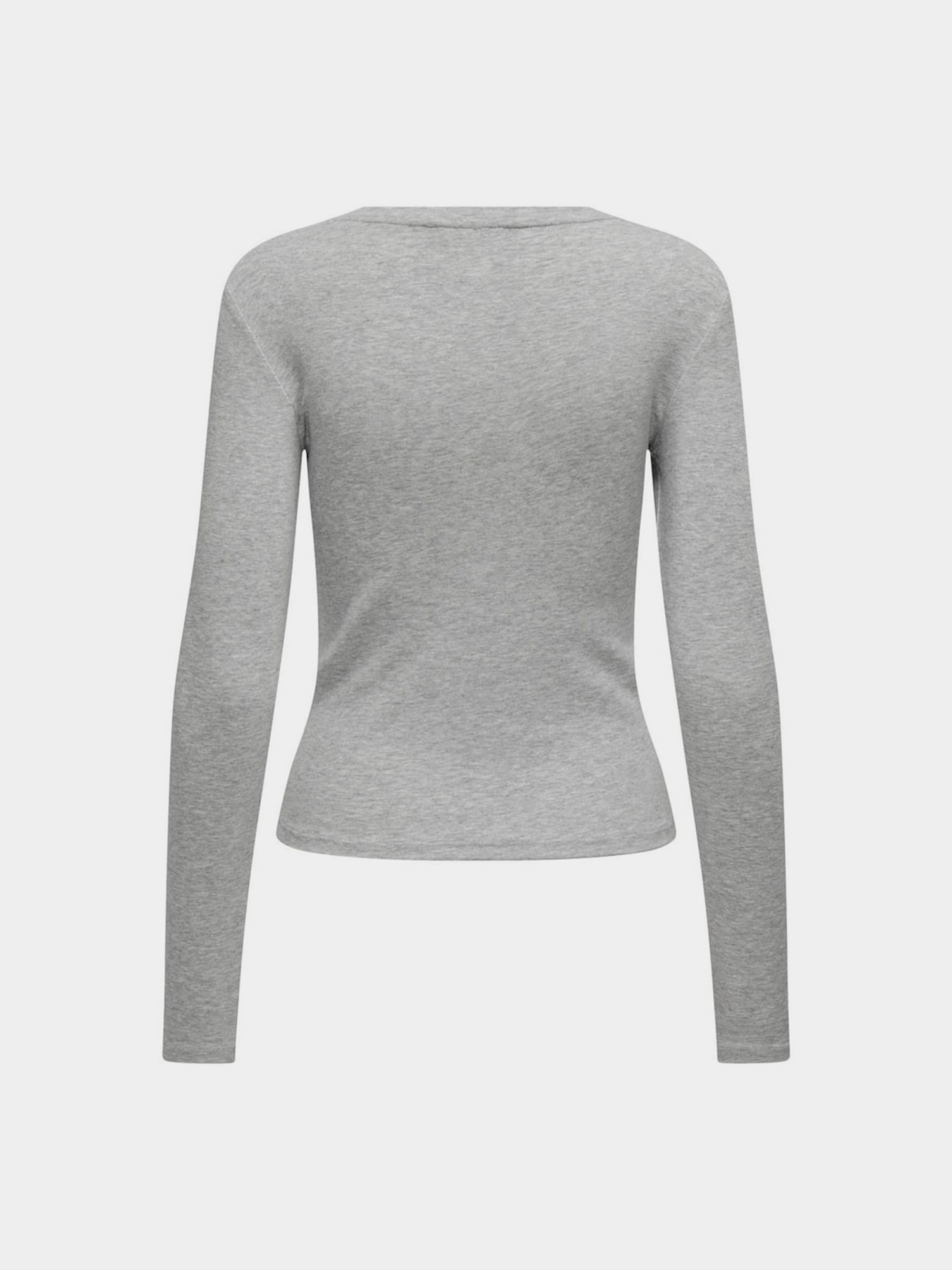 Лонгслив Only модель 15323159_Light Grey Melange Фото