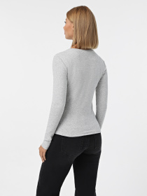 Лонгслив Only модель 15323159_Light Grey Melange Фото