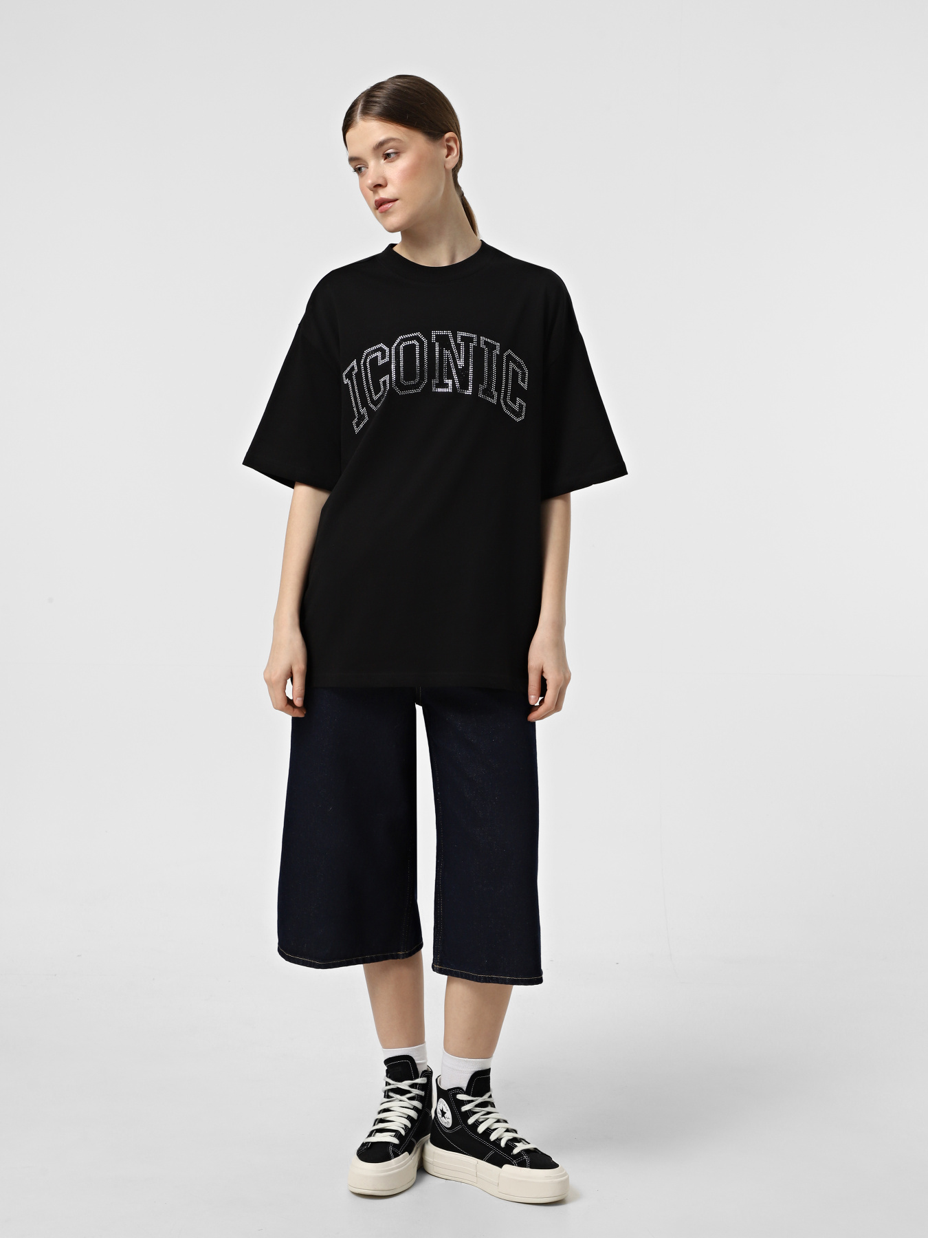 Футболка Only модель 15329778_Black Iconic Фото