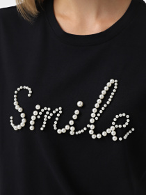 Футболка Only модель 15330982_Black Smile Футболка Only модель 15330982_Black Smile Фото