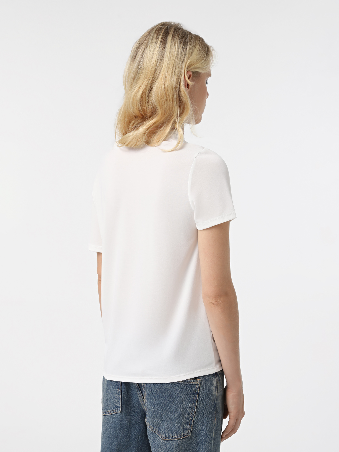 Футболка Only модель 15338474_Cloud Dancer Only 1995 Фото