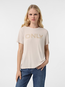 Футболка Only модель 15338474_Pumice Stone Only Фото