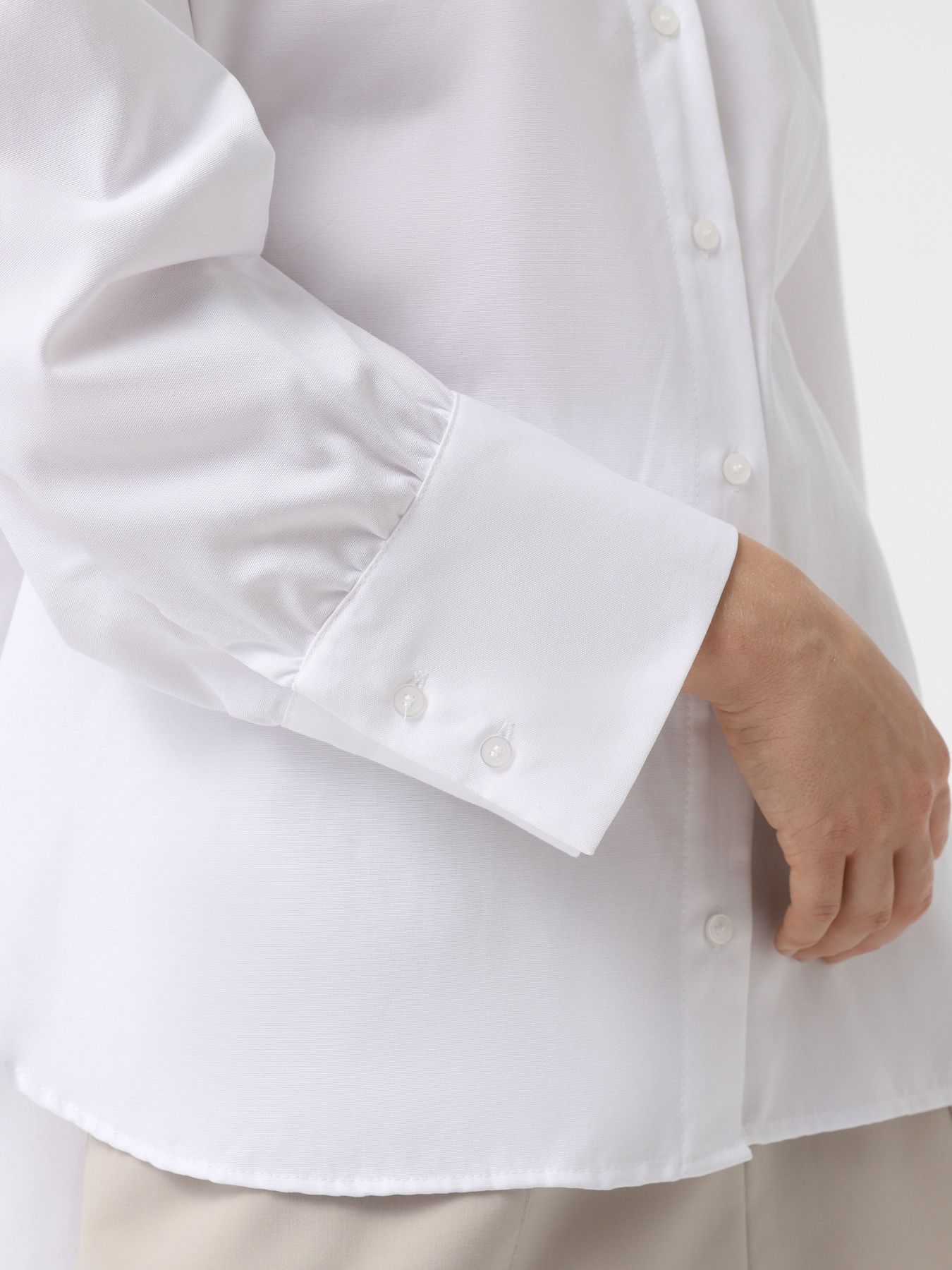 Рубашка повседневная Only модель 15344345_Bright White Рубашка повседневная Only модель 15344345_Bright White Фото