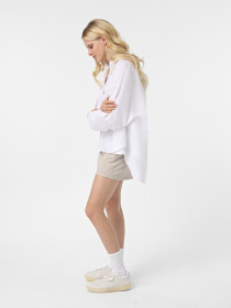 Рубашка повседневная Only модель 15344345_Bright White Рубашка повседневная Only модель 15344345_Bright White Фото