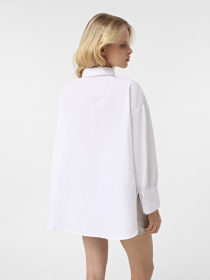 Рубашка повседневная Only модель 15344345_Bright White Рубашка повседневная Only модель 15344345_Bright White Фото