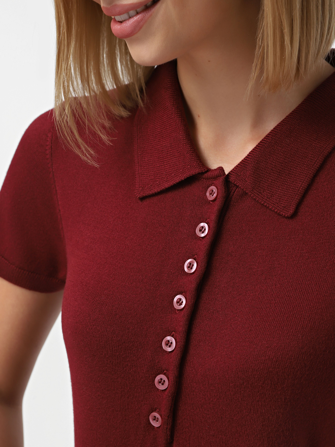 Поло Only модель 15347183_Cabernet Фото