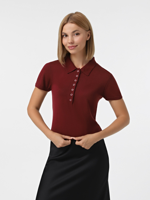 Поло Only модель 15347183_Cabernet Фото