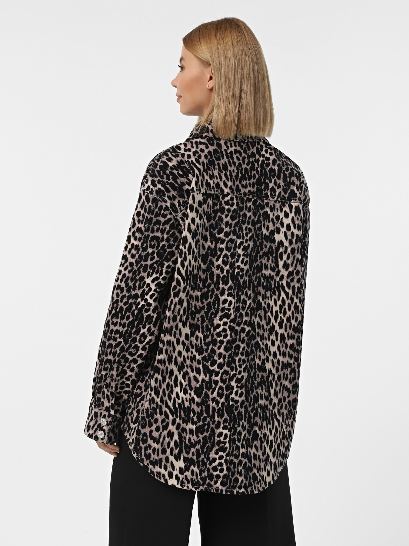 Сорочка Only модель 15342526_Black LEO Фото