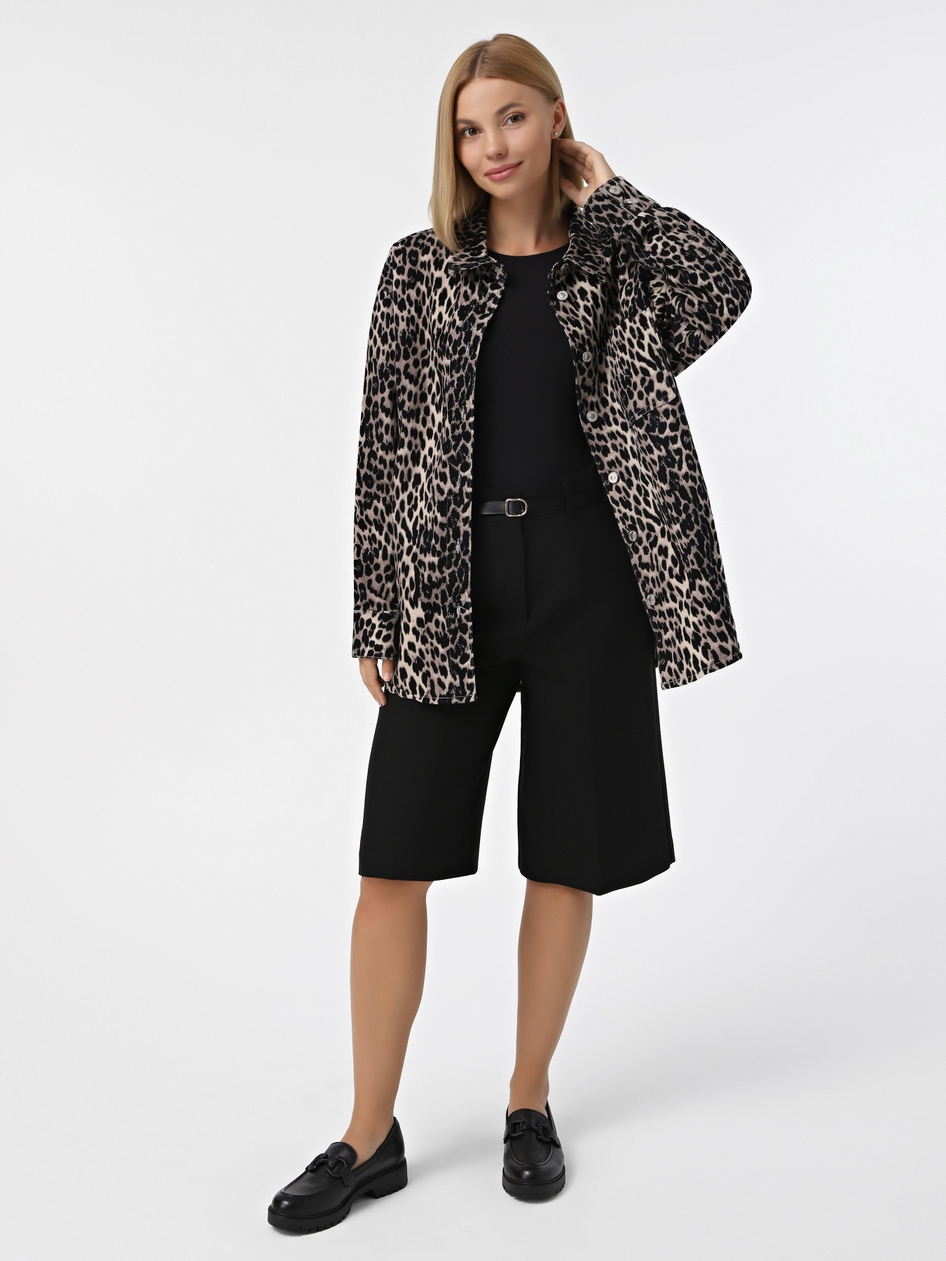 Сорочка повсякденна Only модель 15342526_Black LEO Сорочка повсякденна Only модель 15342526_Black LEO Фото