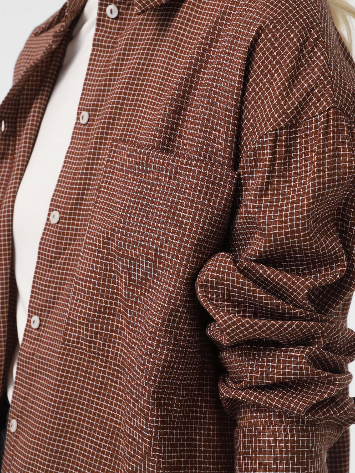 Рубашка Only модель 15344363_Mustang WHITE Фото