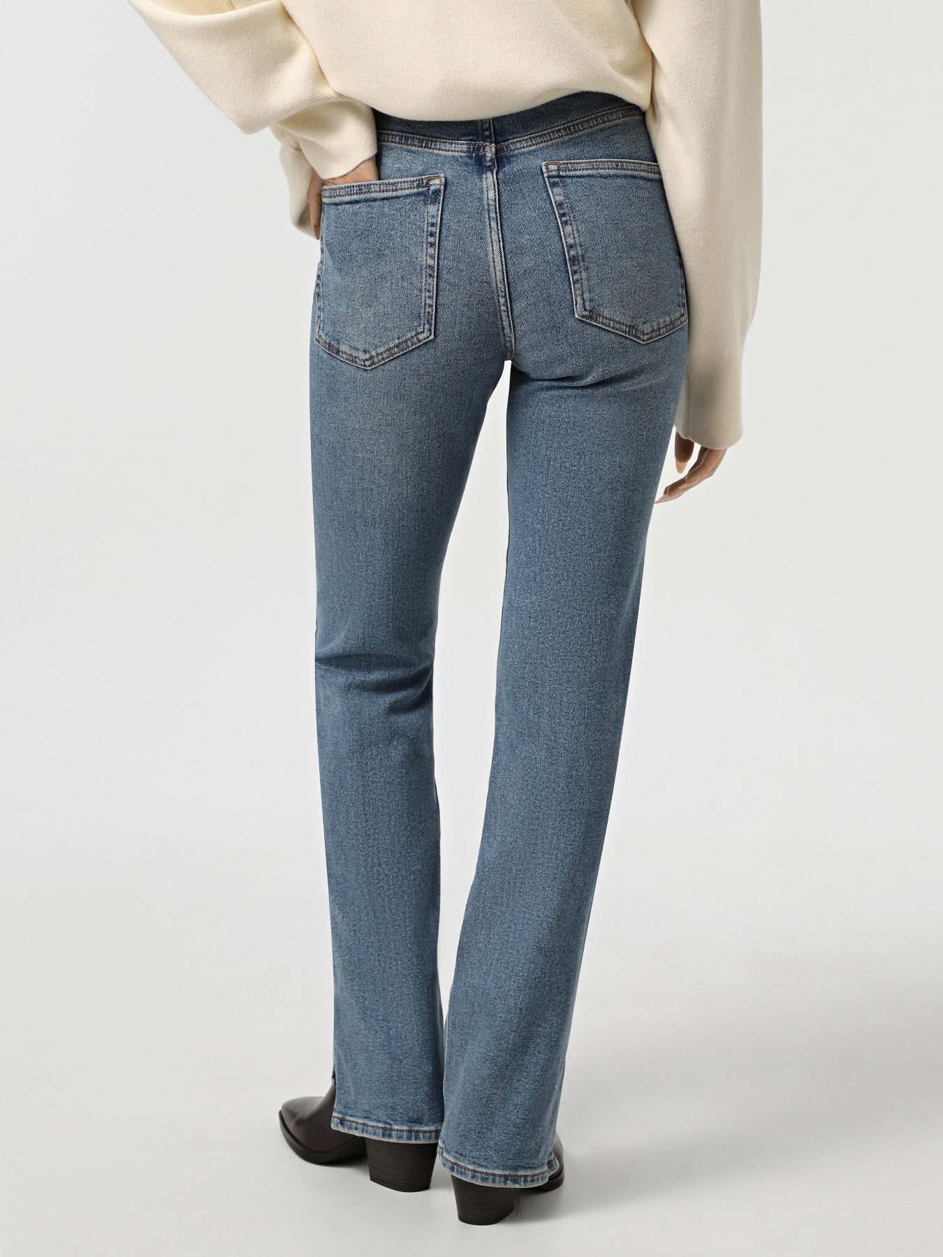 Прямые джинсы Only модель 15298007_Light Medium Blue Denim Фото