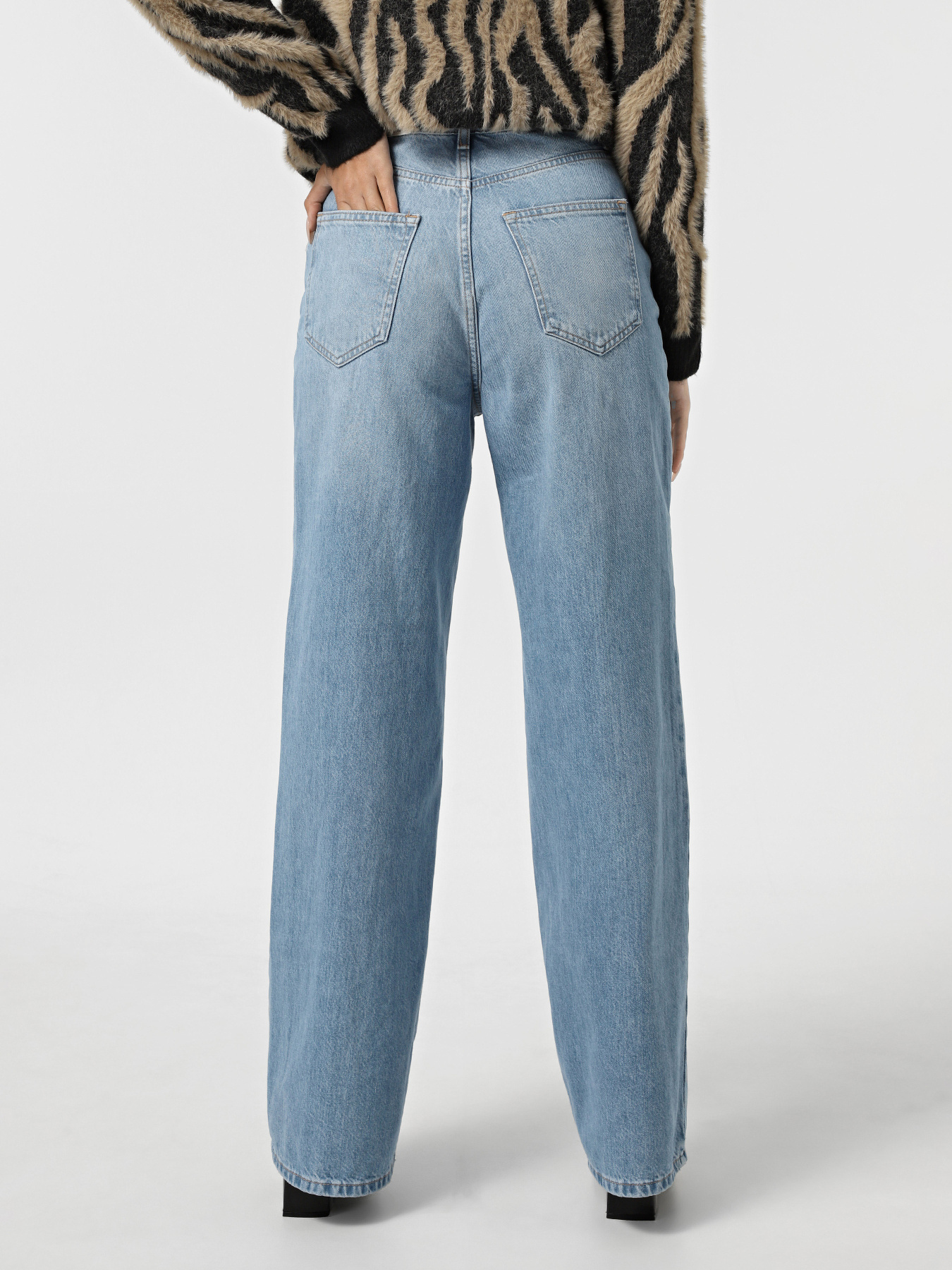 Широкі джинси Only модель 15327290_Medium Blue Denim Фото