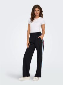 Штаны спортивные Only модель 15149790_Black WHITE/BLUE/RED PANEL Штаны спортивные Only модель 15149790_Black WHITE/BLUE/RED PANEL Фото