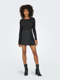 Юбка мини Only модель 15327954_Dark Grey Melange MELANGE Фото