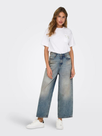 Широкі джинси Only модель 15334010_Light Blue Denim TINTED Фото