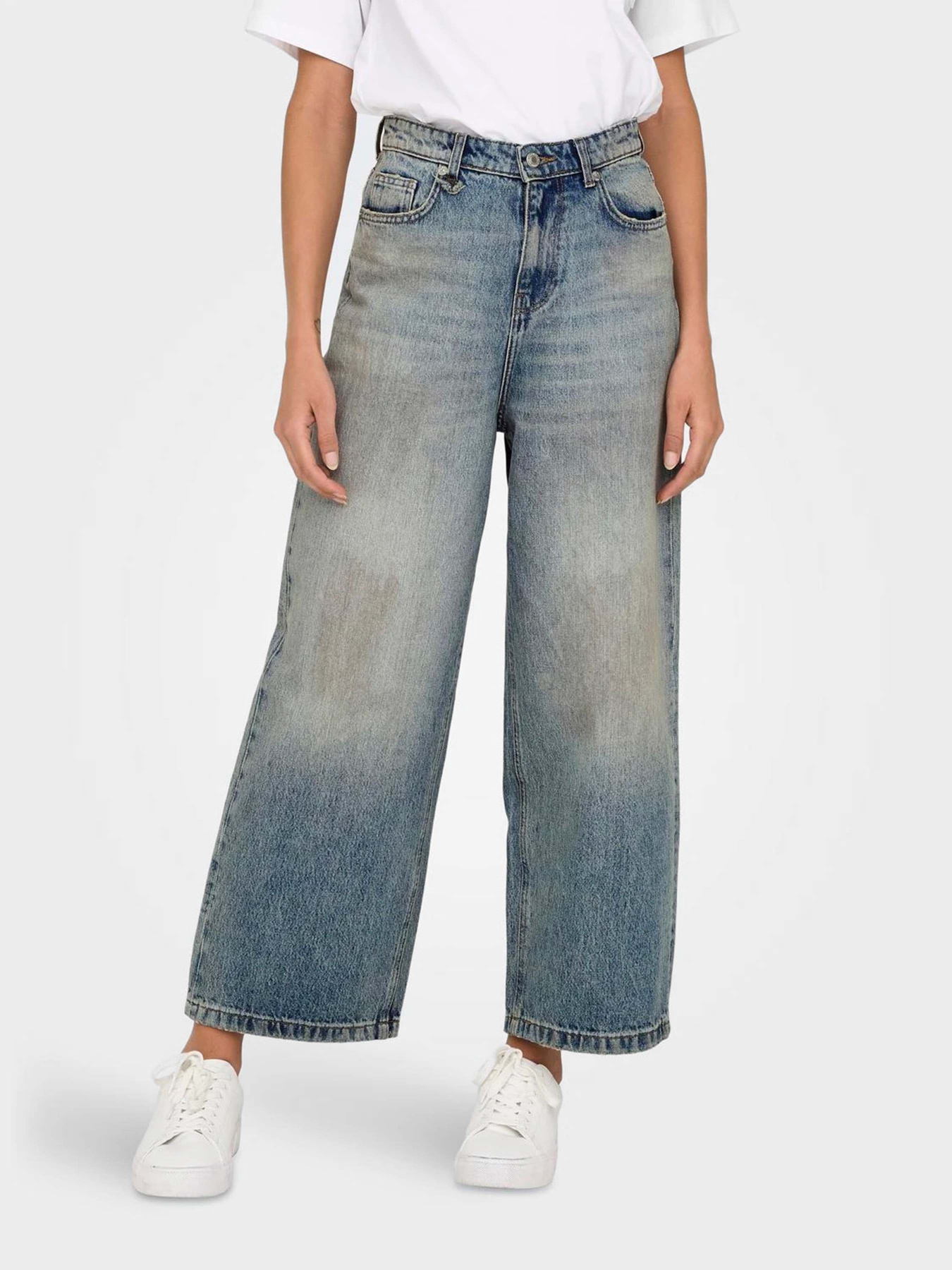 Широкі джинси Only модель 15334010_Light Blue Denim TINTED Фото