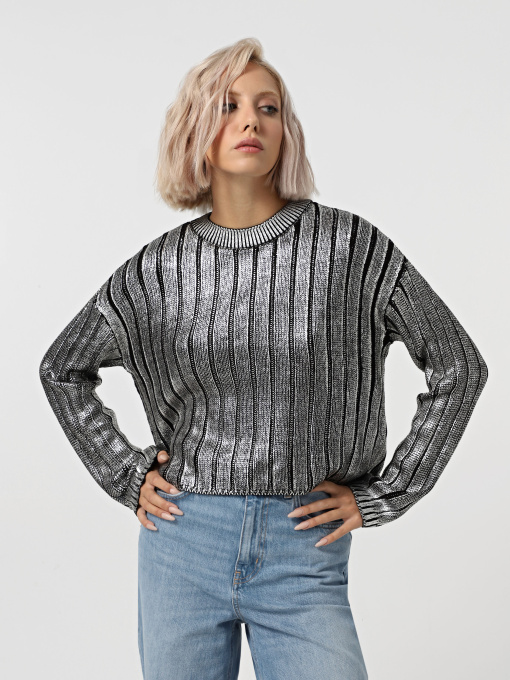 Джемпер Only модель 15331238_Black Silver Foil Фото