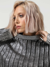 Джемпер Only модель 15331238_Black Silver Foil Фото