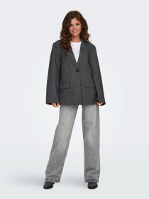 Блейзер Only модель 15328181_Dark Grey Melange WHITE PI Фото