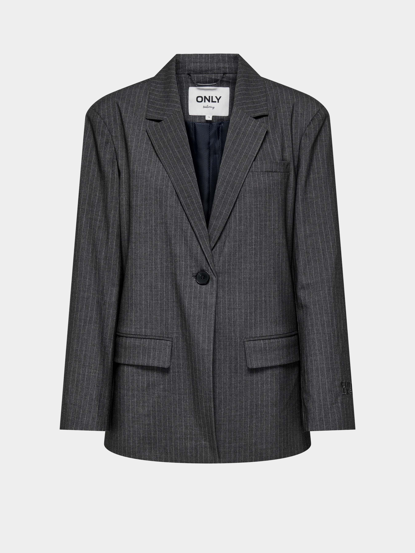 Блейзер Only модель 15328181_Dark Grey Melange WHITE PI Фото