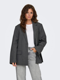 Блейзер Only модель 15328181_Dark Grey Melange WHITE PI Фото