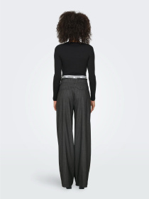 Палаццо Only модель 15328178_Dark Grey Melange WHITE PI Фото