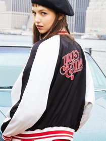 Демісезонна куртка Only модель 117122504A01_чорний комб. Демісезонна куртка Only модель 117122504A01_чорний комб. Фото