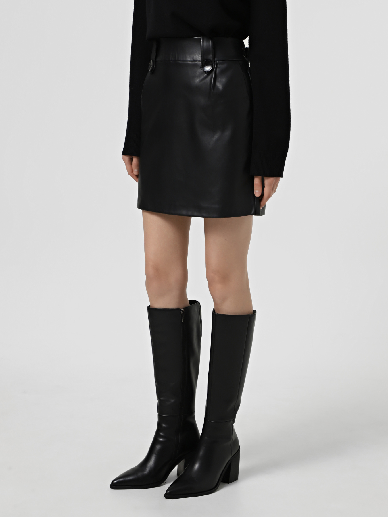 Юбка мини Only модель 15326832_Black Юбка мини Only модель 15326832_Black Фото