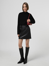 Юбка мини Only модель 15326832_Black Юбка мини Only модель 15326832_Black Фото